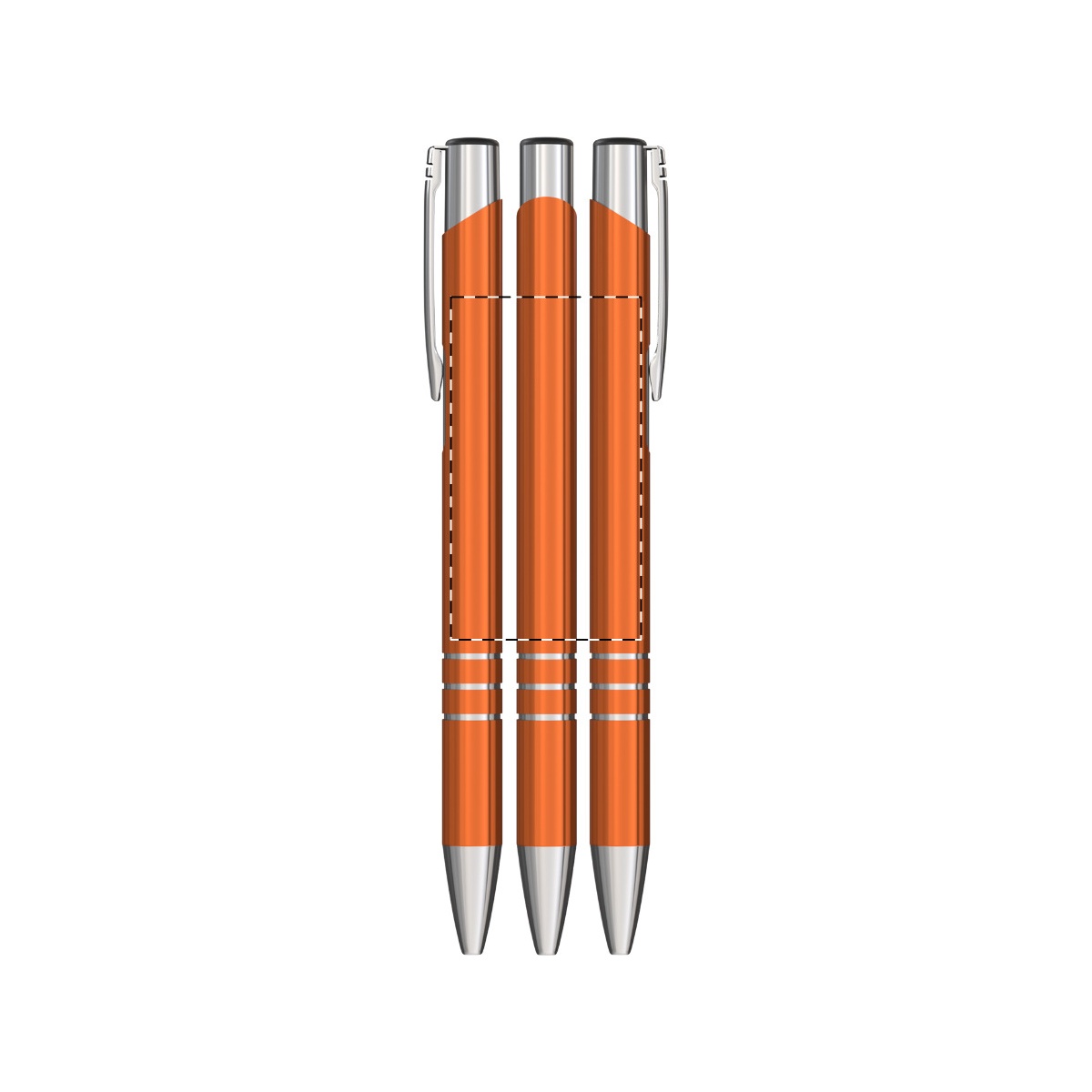 Links van de clip (5 x 0,6 cm)