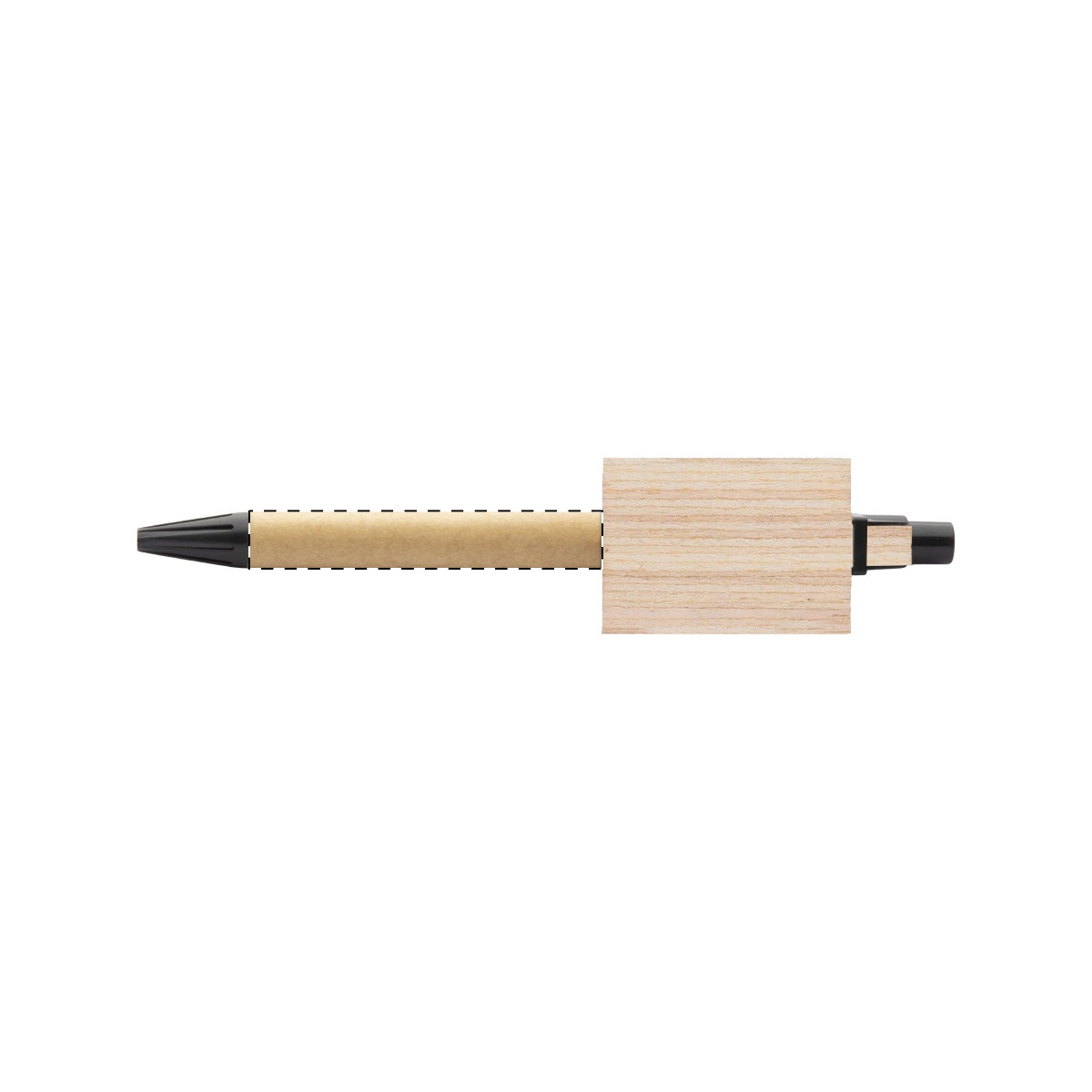 body in verlenging van clip (5 x 0,6 cm)