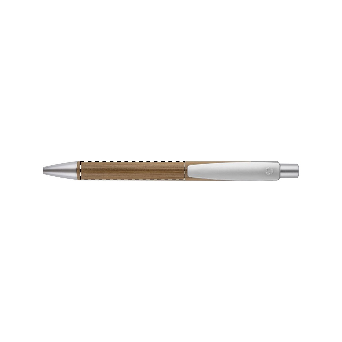 body in verlenging van clip (5 x 0,6 cm)