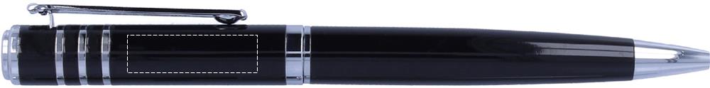 Naast de klem linkshandig (0,7 x 2,5 cm)