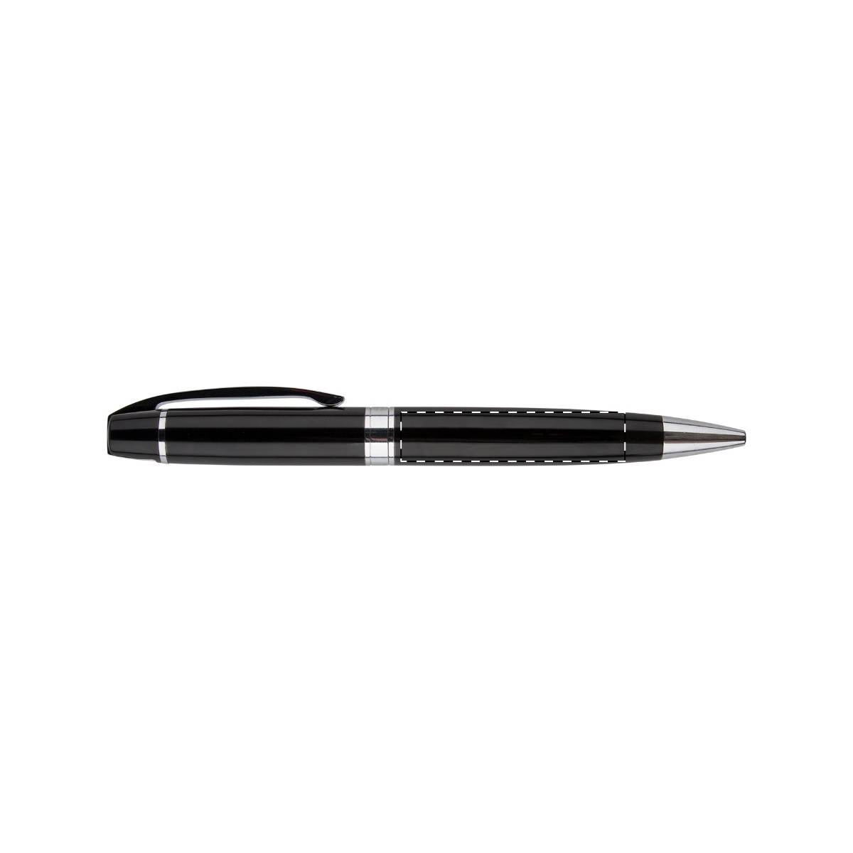 Balpenbody - links van clip (3 x 0,6 cm)