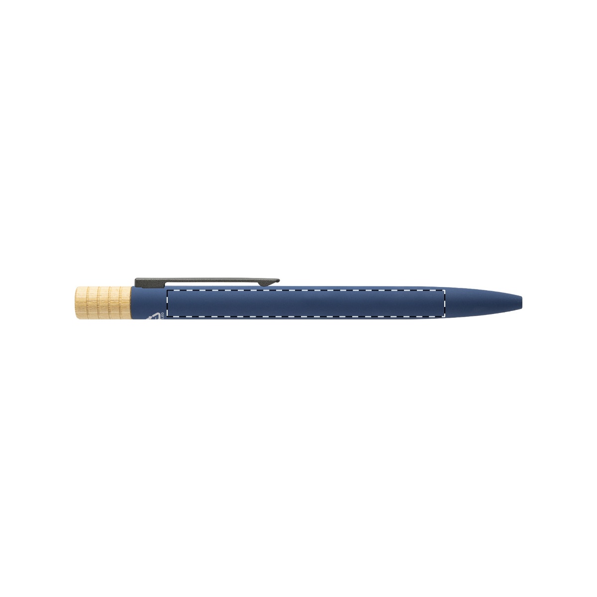 Balpenbody links van clip (6 x 0,5 cm)