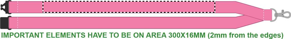 Band achter op wit (2 x 30 cm)