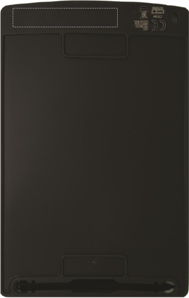 Achterzijde boven (1,5 x 8 cm)