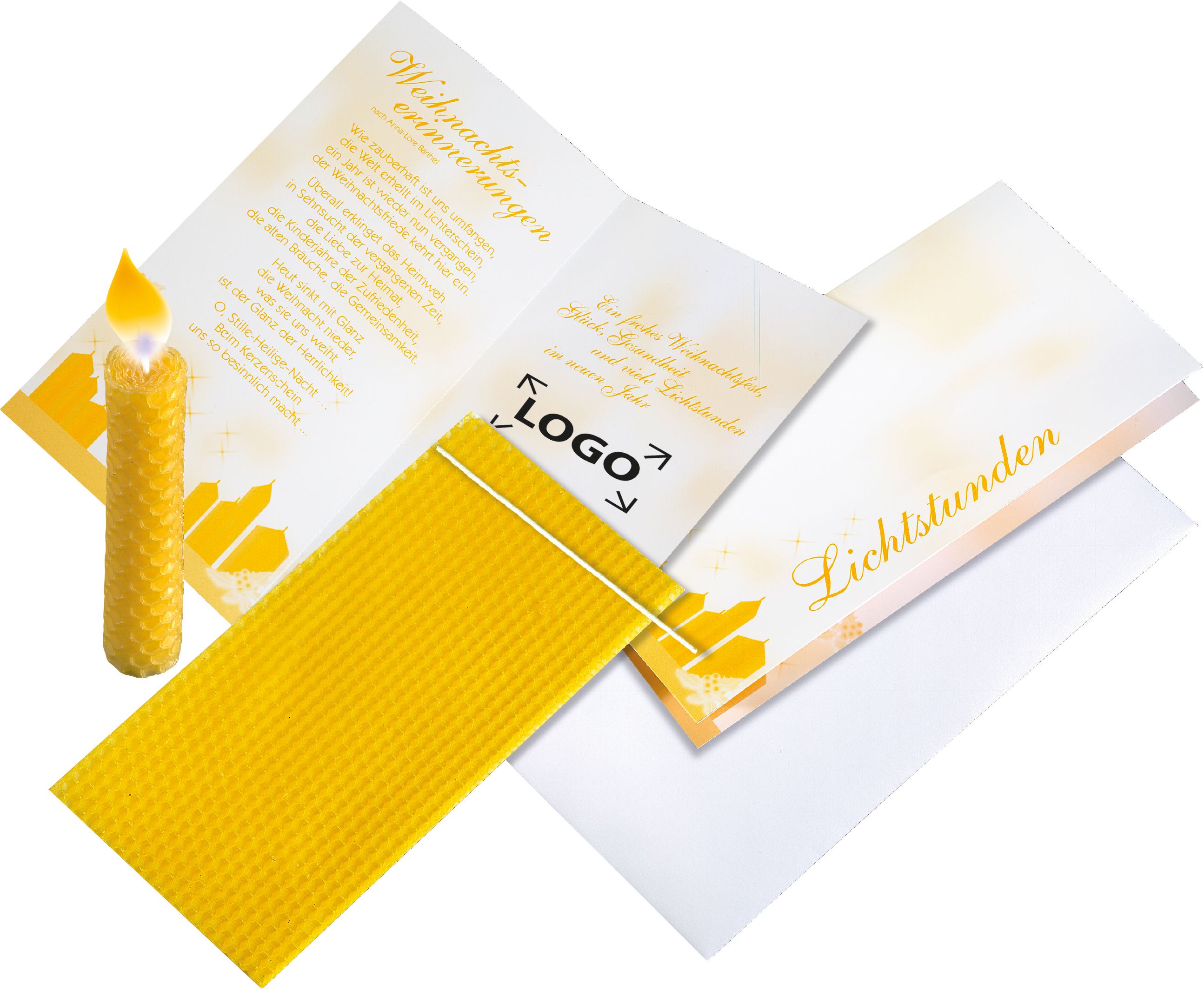 op de kaart (21,0 x 21,0 cm)