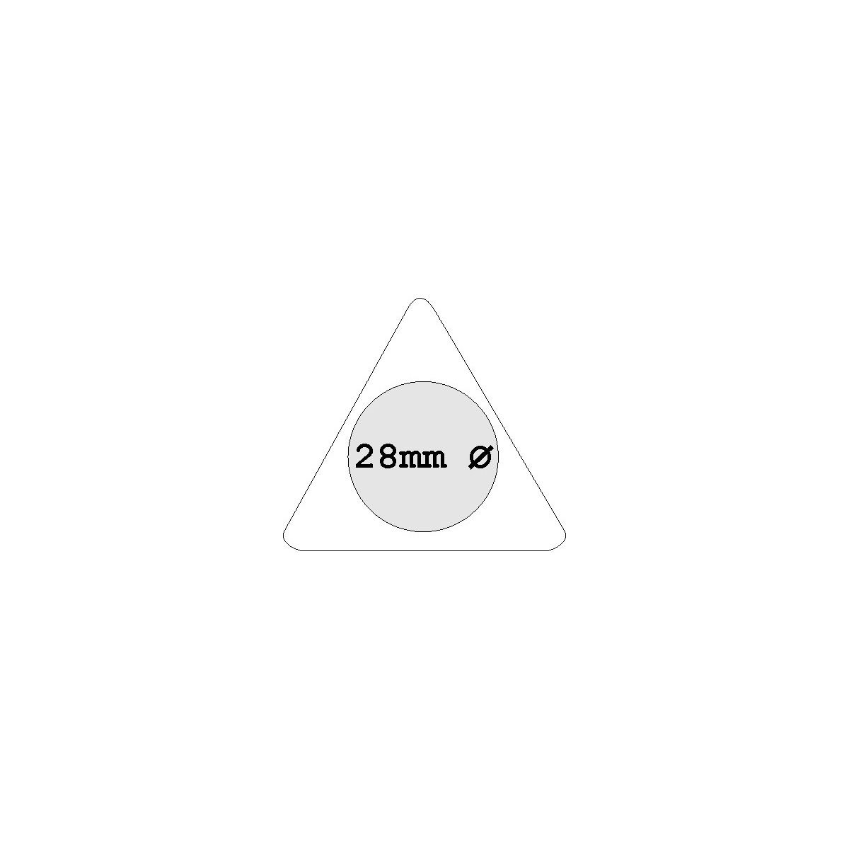 Midden bovenaan (5x4,4 cm)