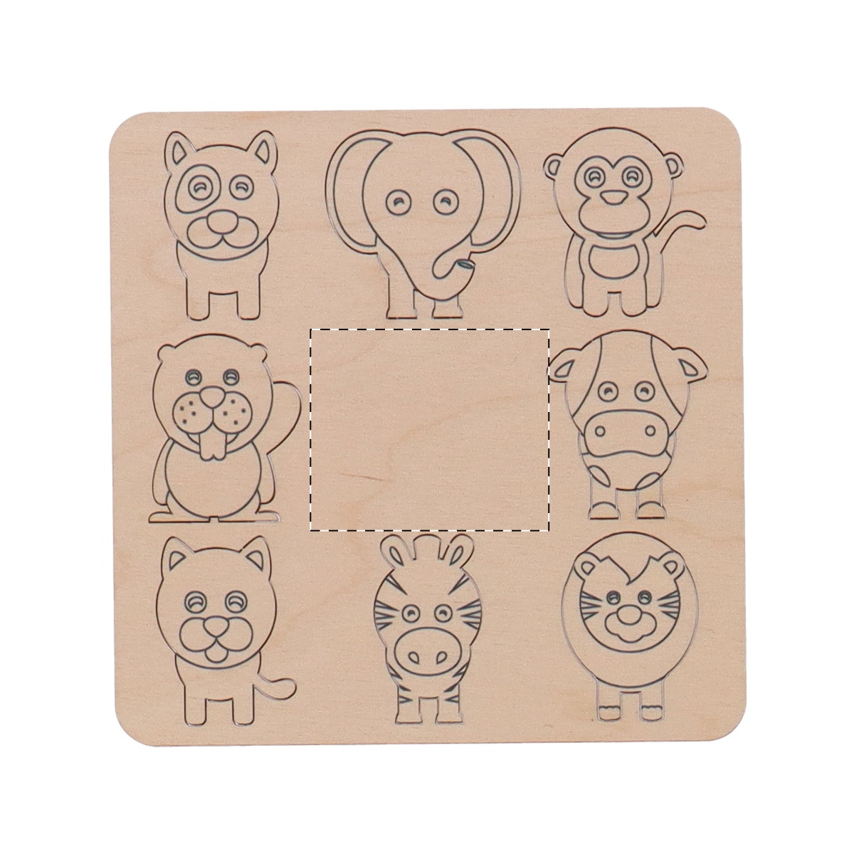 Houten deel voor (6 x 4 cm)