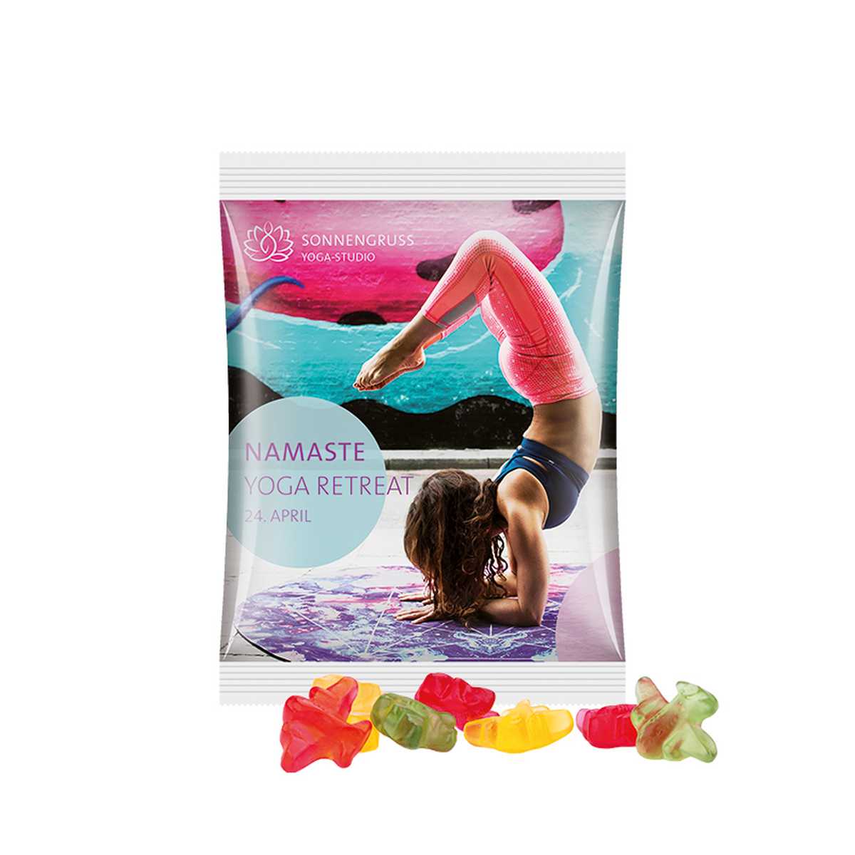 op het artikel (ca. 12 x 14,5 cm)