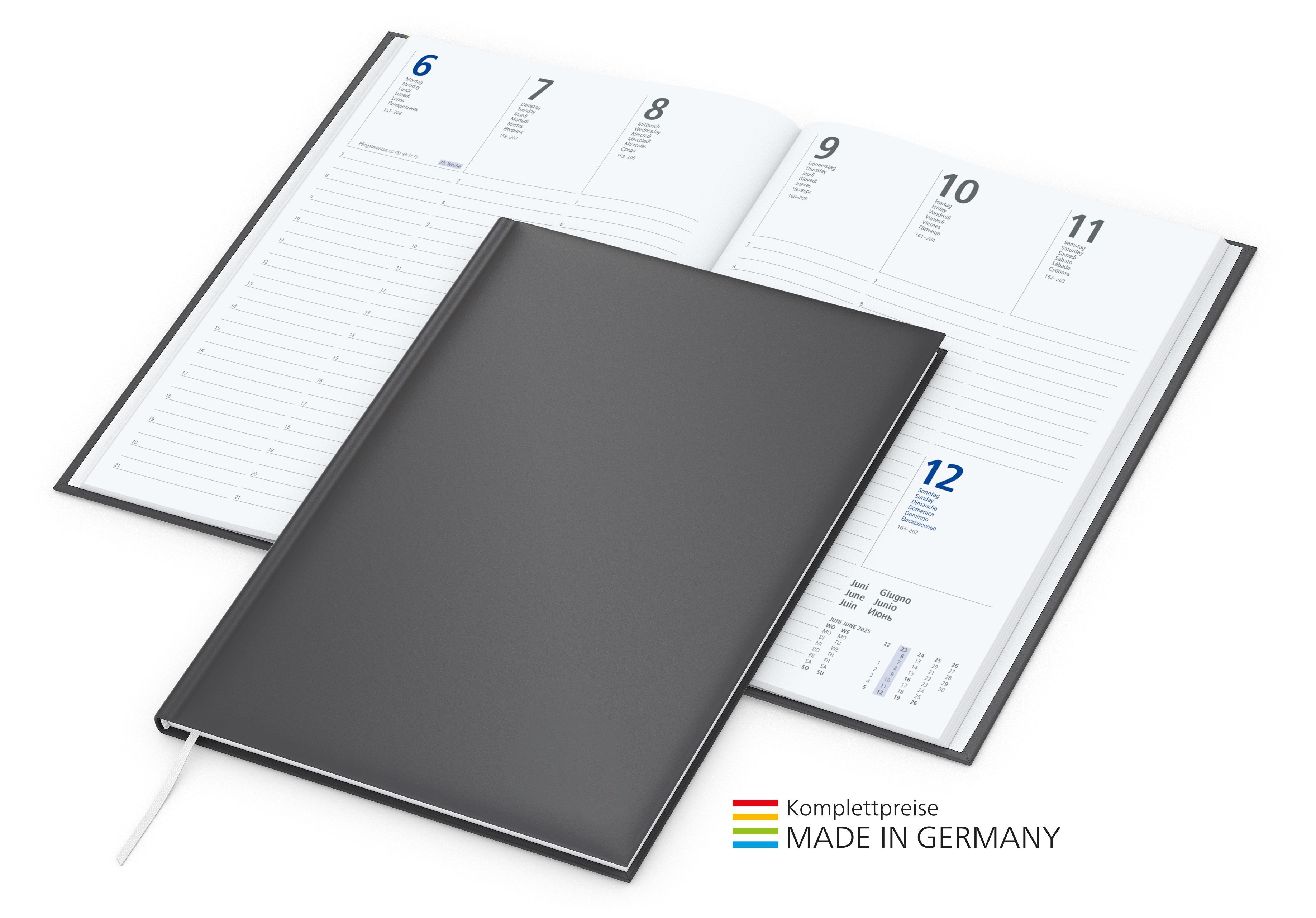 op de buitenzijde van de omslag (10,0 x 5,0 cm)