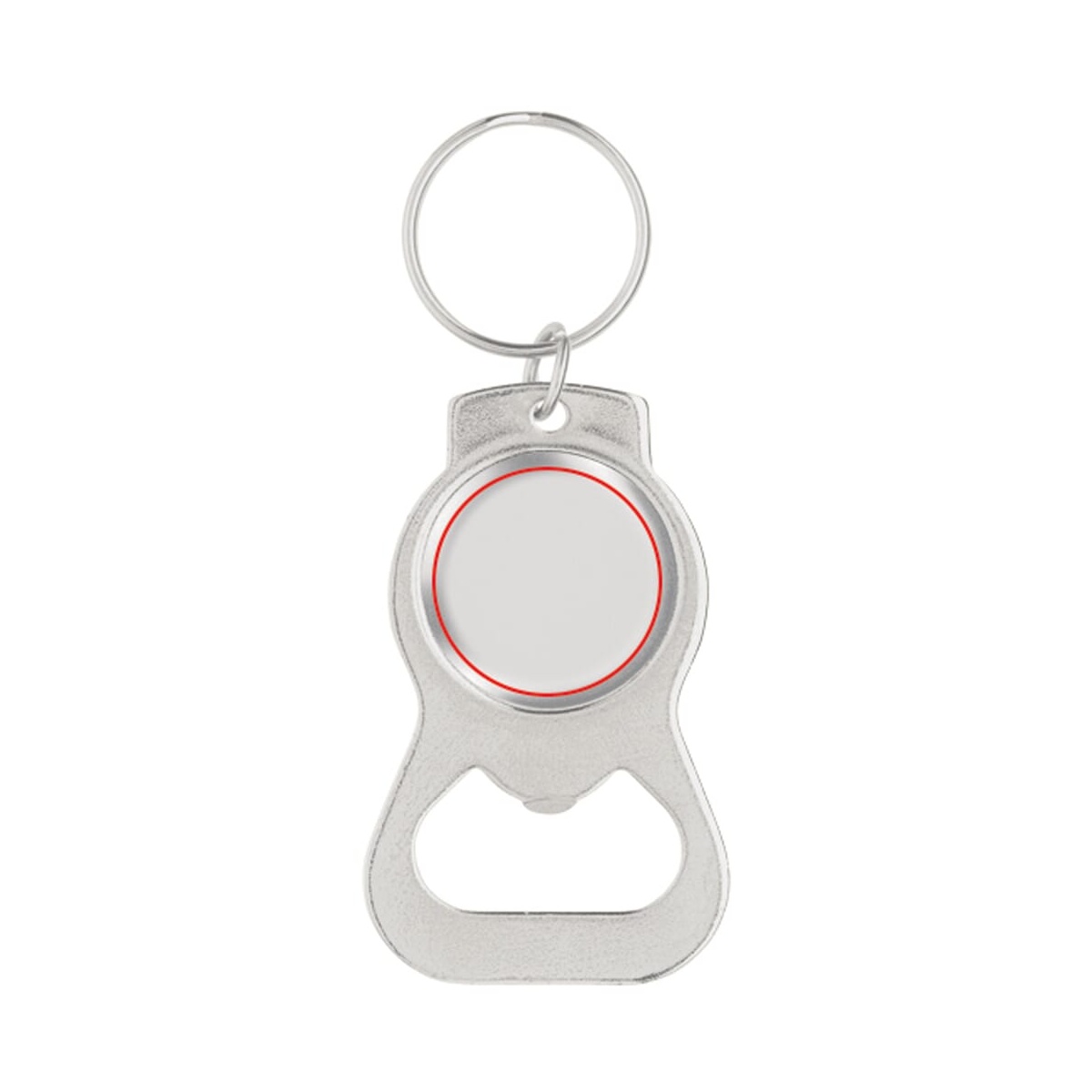 Op de volledige cirkel zijde 1 (Ø 23 mm)