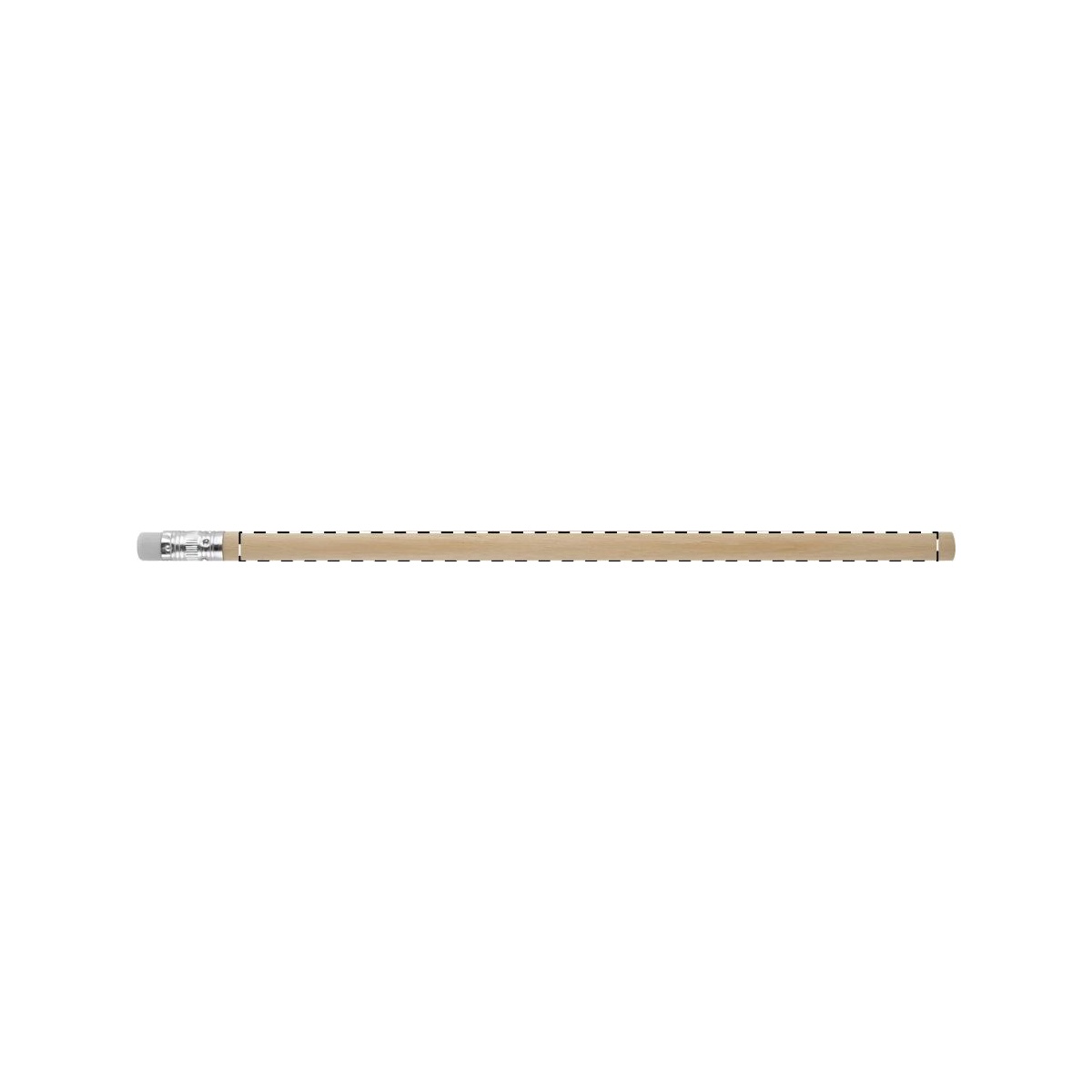 body links van de clip (12 x 0,4 cm)