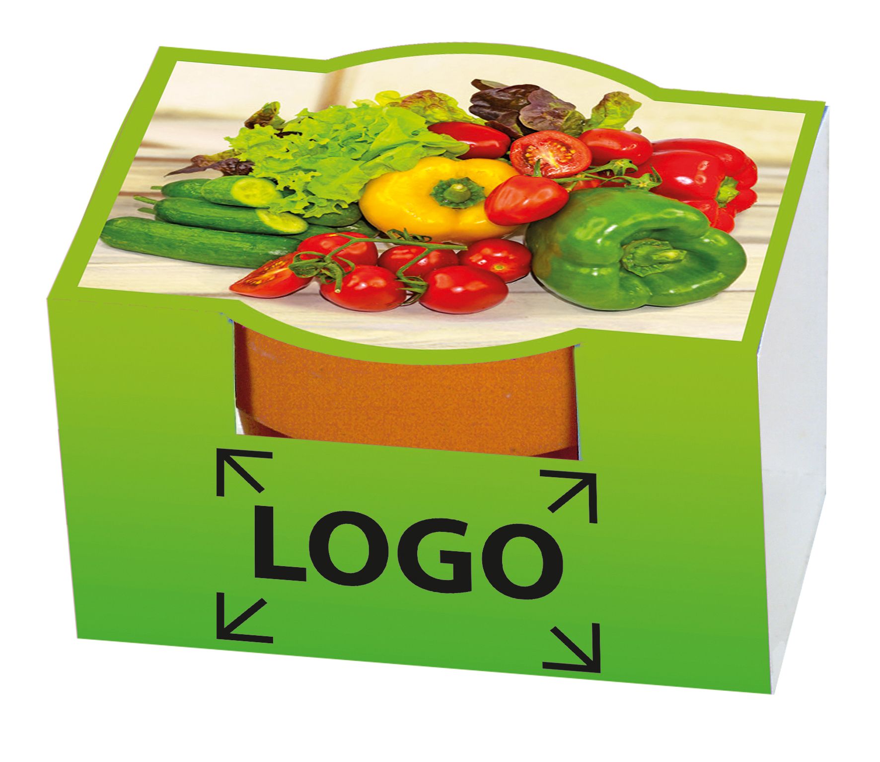 op de banderol (18,3 x 6,0  cm)