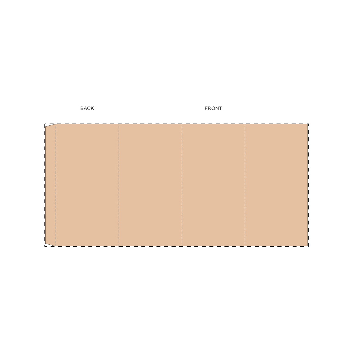 Bovenste wikkelgebied (13 x 8 cm)