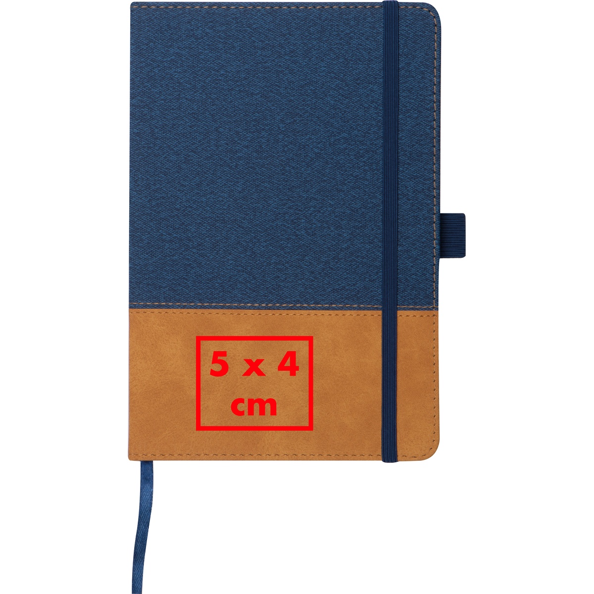 Op de omslag (5 x 4 cm)