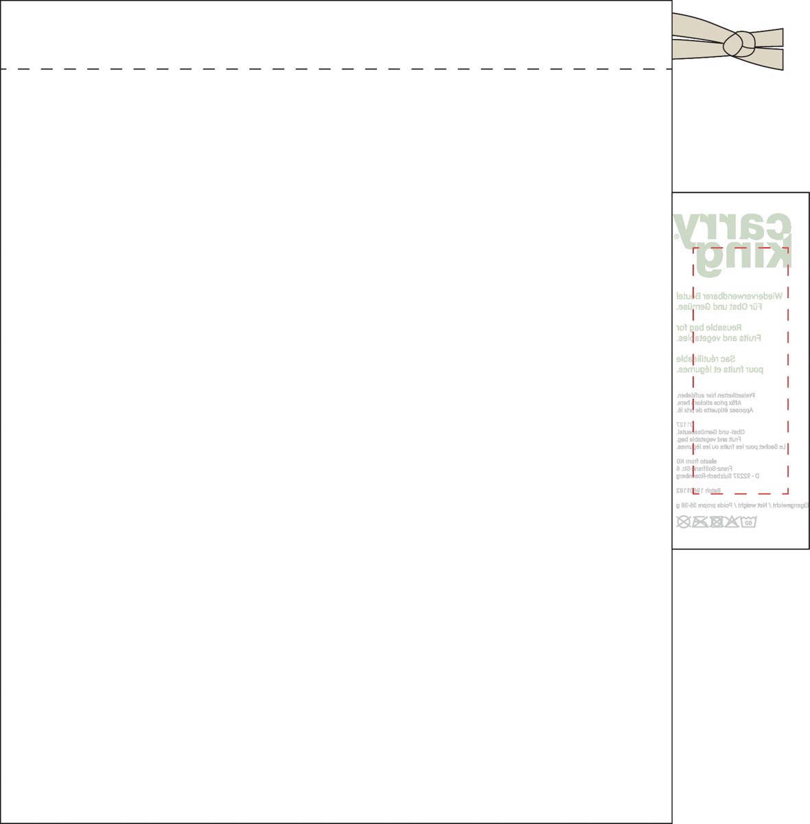gecentreerd op label (3,5x9 cm)