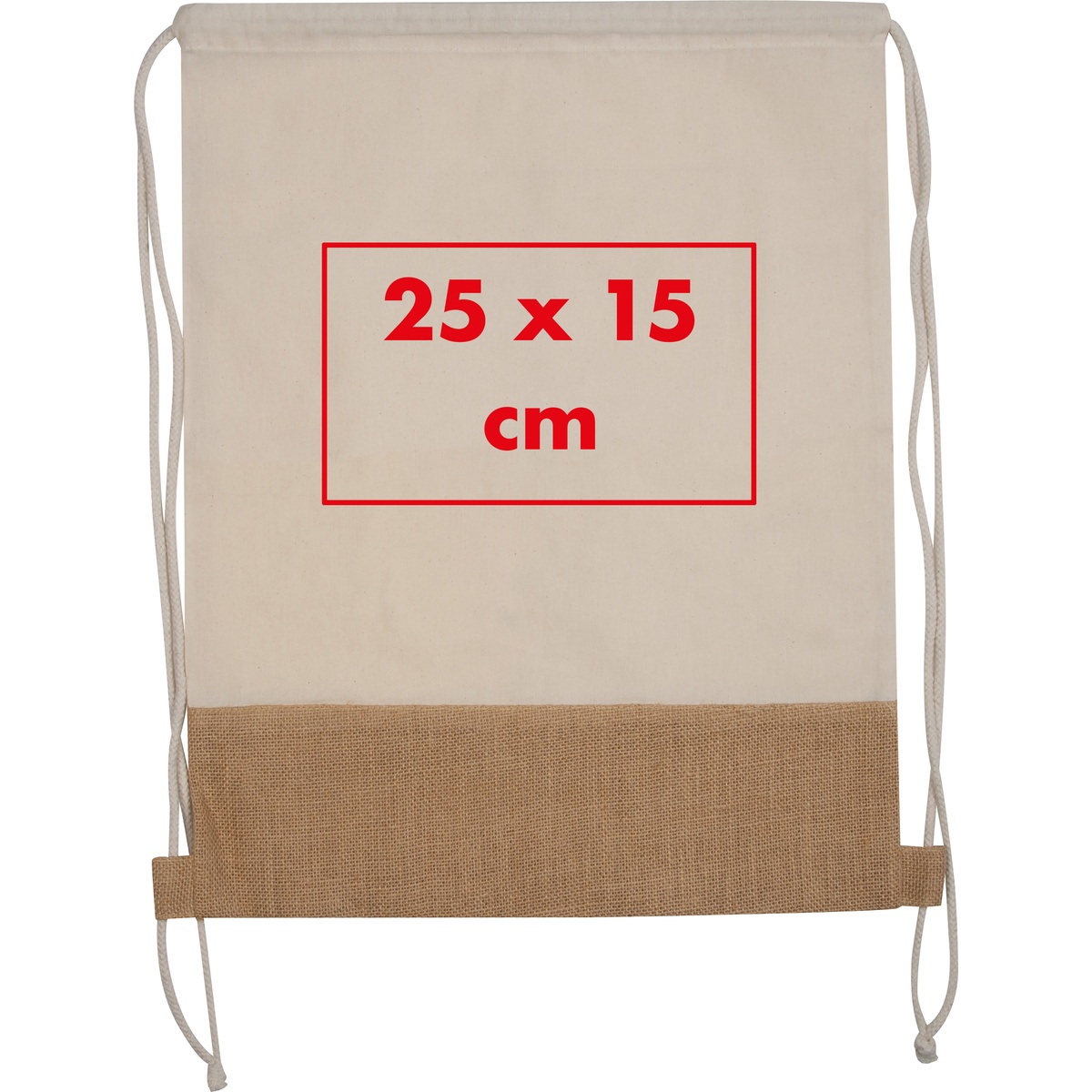 Op de zak (26 x 15 cm)