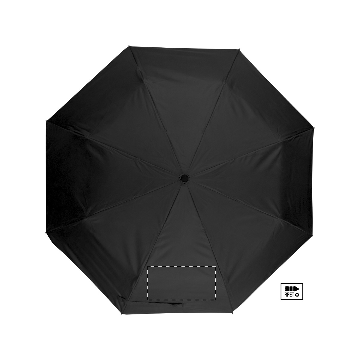 Segment 1 met sluitband (segmentnummering met de klok mee) (21 x 11 cm)