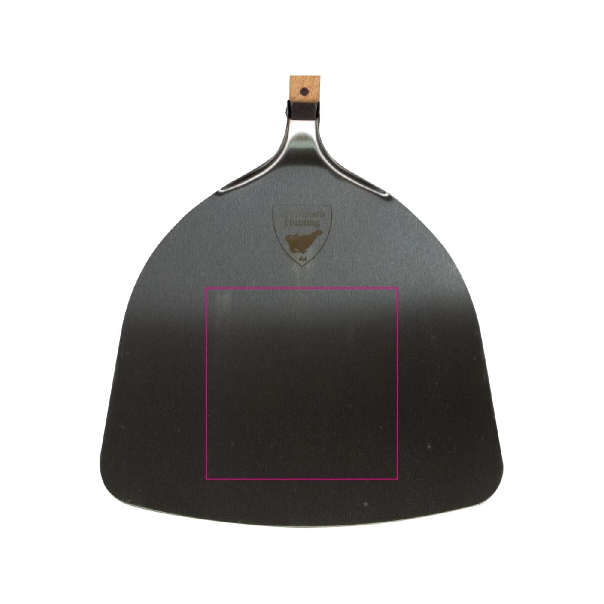 Op de pizzaschep (150 x 150 mm)