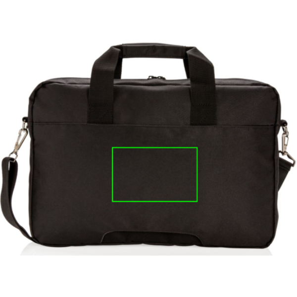 Swiss Peak 15.4” laptop tas PVC-vrij/zwart