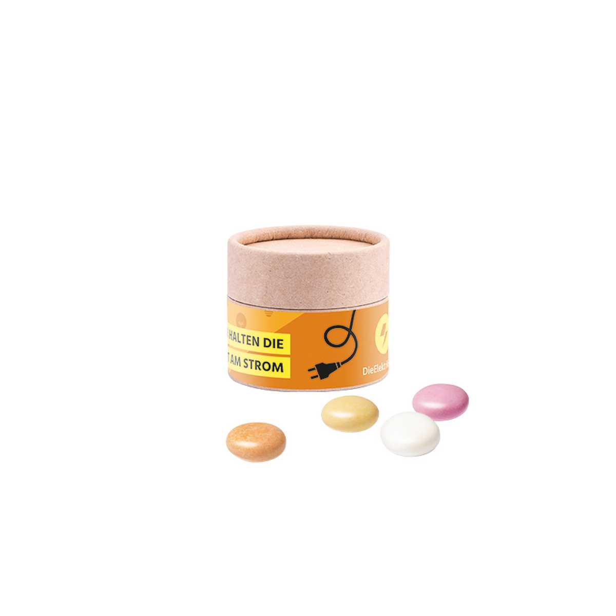 op het artikel (hoogte 5 cm, diameter ca. 5 cm)