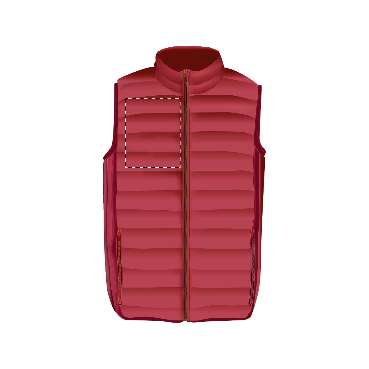 Rechterborst (15 x 4 cm)