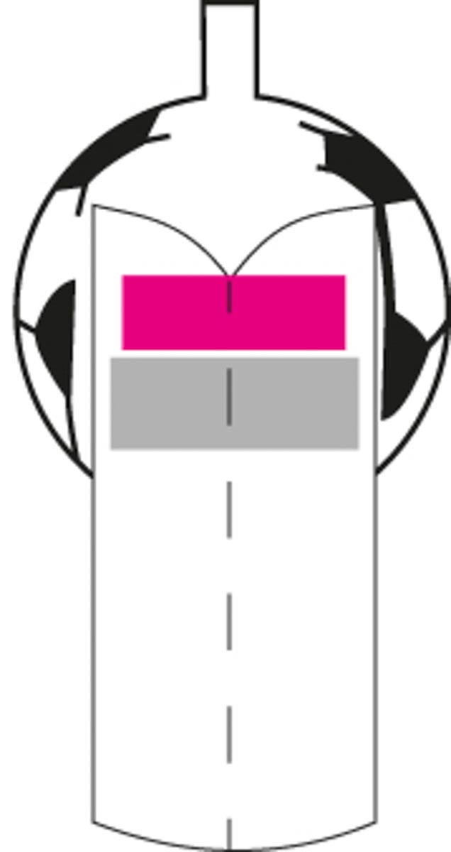 Bovenkant pijp (1,5x0,5 cm)