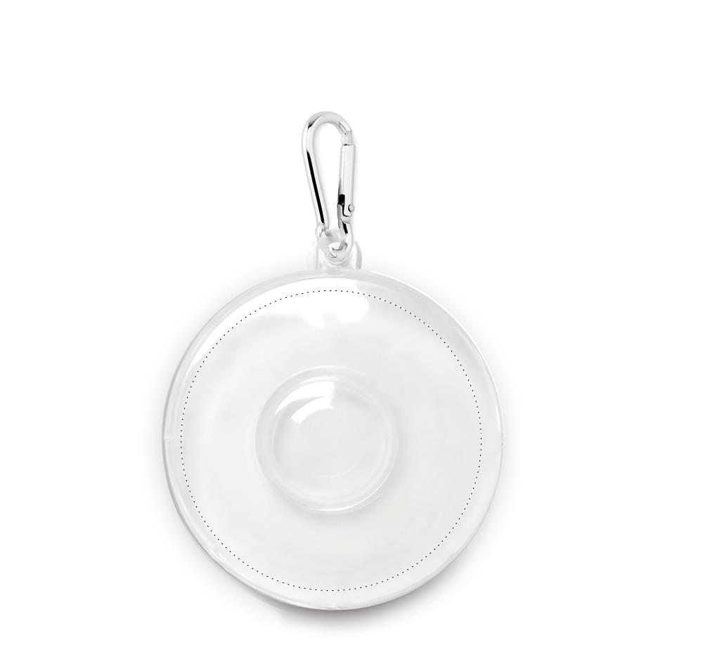 Onderzijde van de bekerpad (3 x 3 cm)