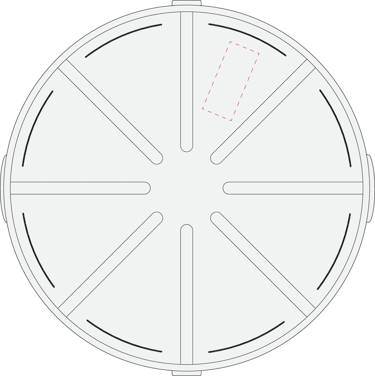 buitensegment (3x7 cm)