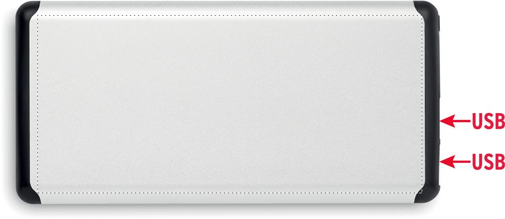 Bovenzijde (6 x 13 cm)