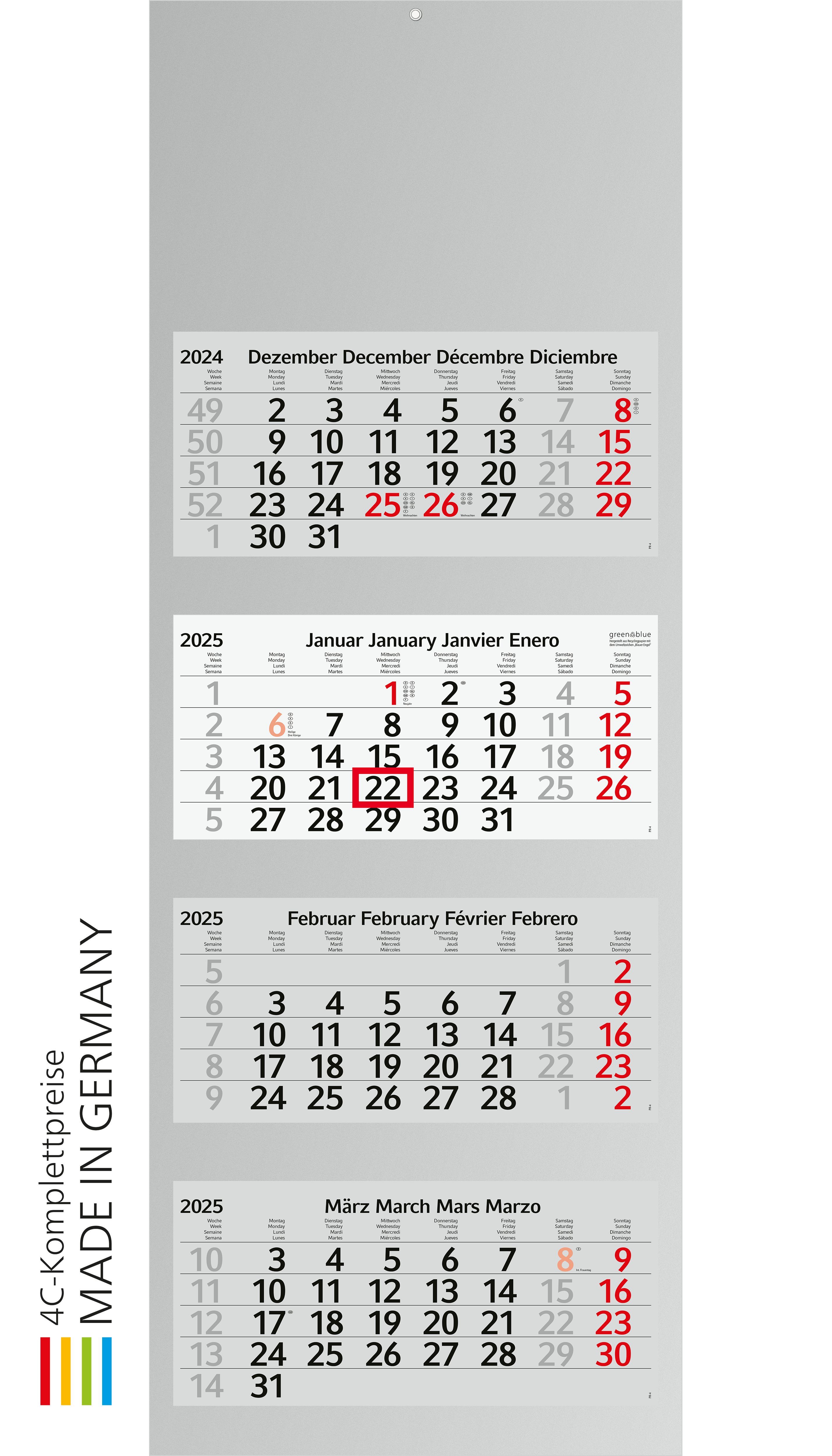 Volledige achterkant (33,6 x 90,6 cm)