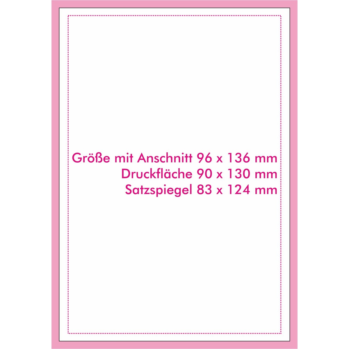 Inlegvel/Sticker voorzijde (9 x 13 cm)
