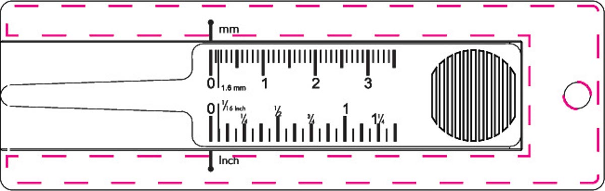 Middenvoor (10,2x3 cm)