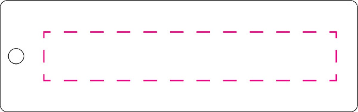 Middenachter (9x1,5 cm)