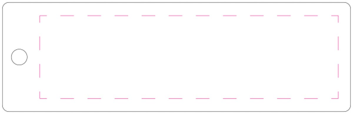 Middenachter (9x2,5 cm)