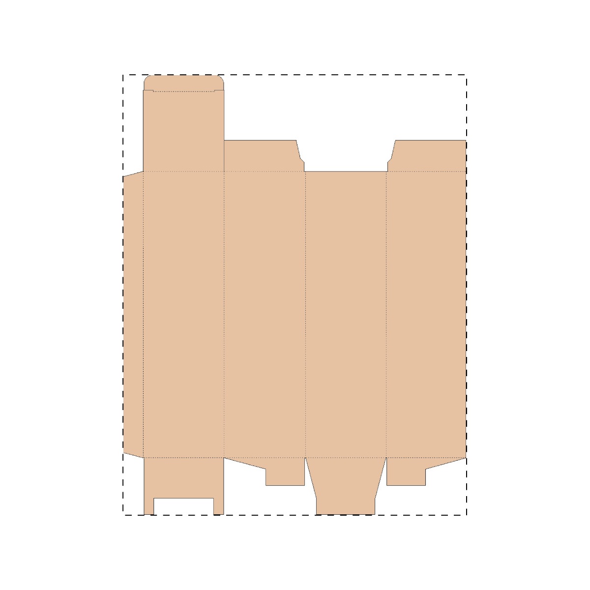 Maßgefertigter Kraft-Wellpappkarton (275 x 353 mm)