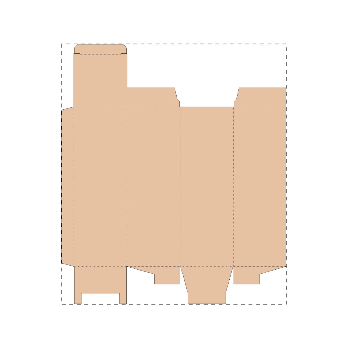 Maßgefertigter Kraft-Wellpappkarton (295 x 341 mm)
