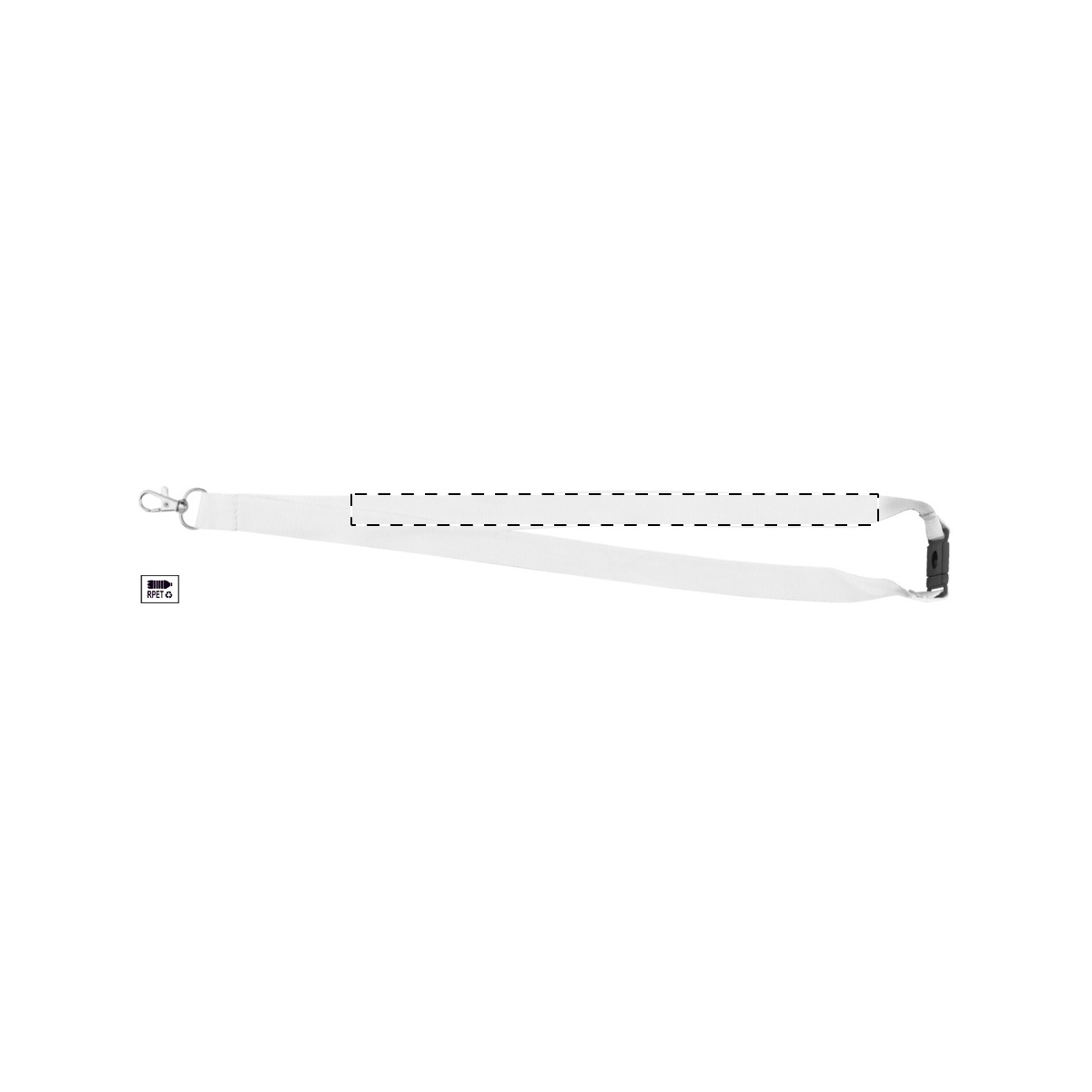 Rechter band voorkant (25 x 1,5 cm)