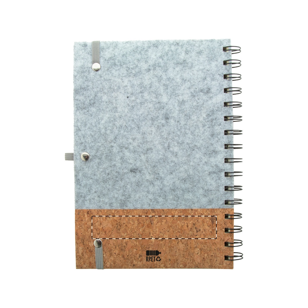 Achterkant onder (8 x 2 cm)