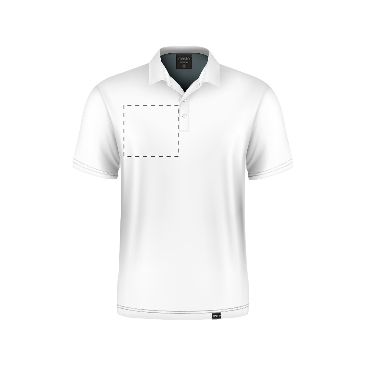 Rechterborst (15 x 8 cm)