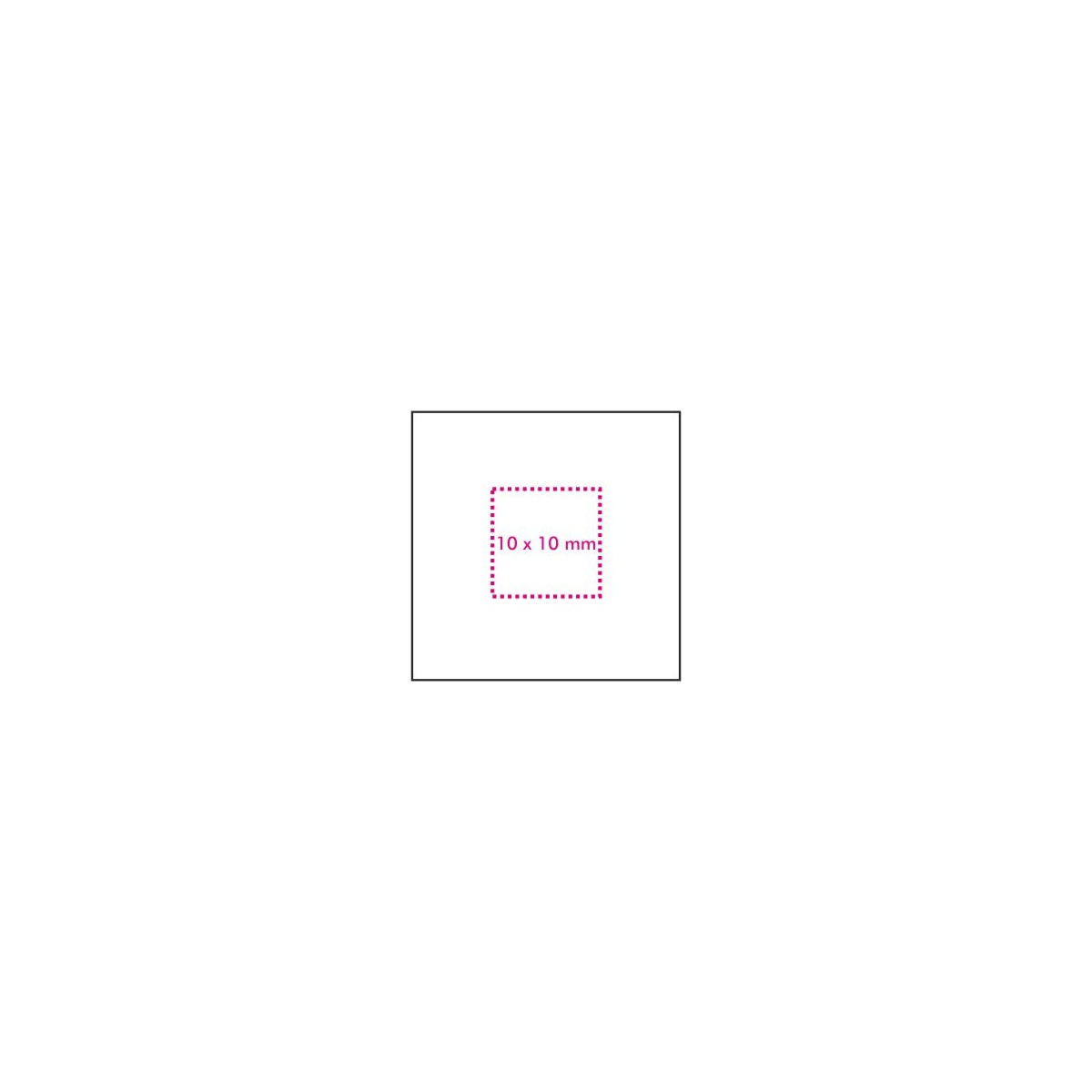 onder (1 x 1 cm)