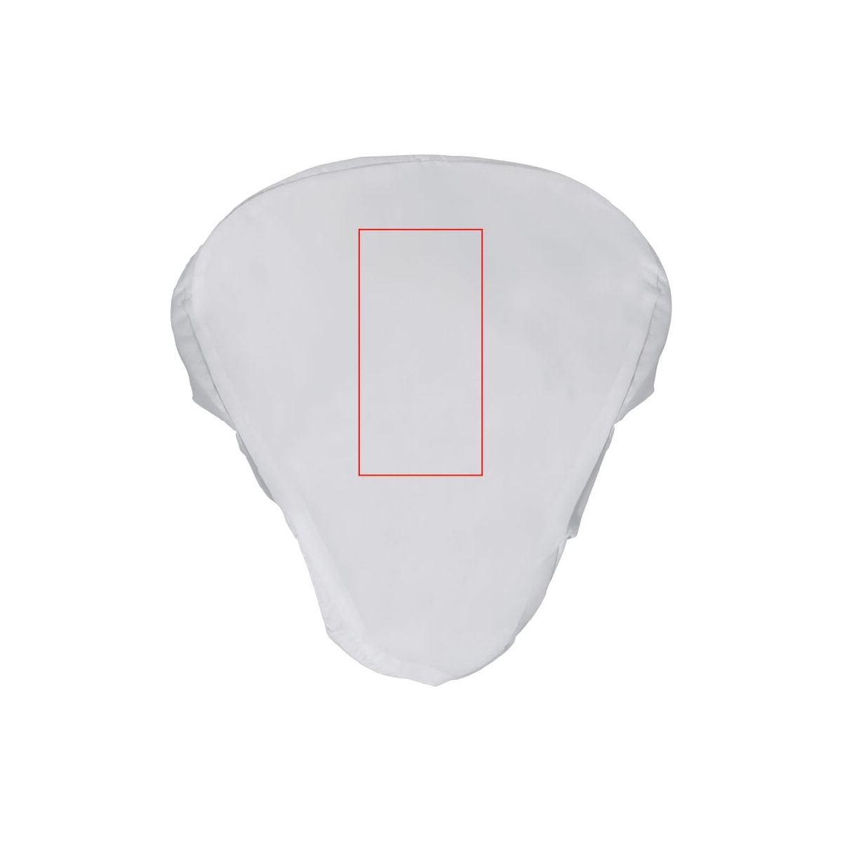 In de lengte op zadelhoes (120 x 60 mm)