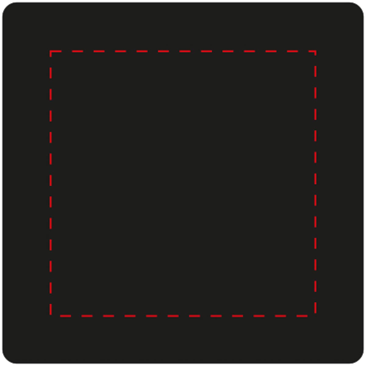 op achterkant (5,5x5,5 cm)