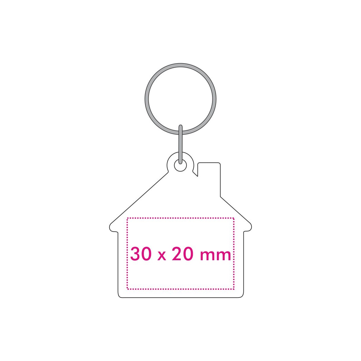 Voorzijde (3 x 2 cm)