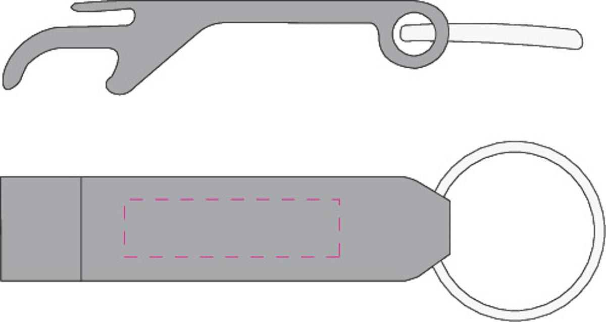 Middenvoor (3x0,8 cm)