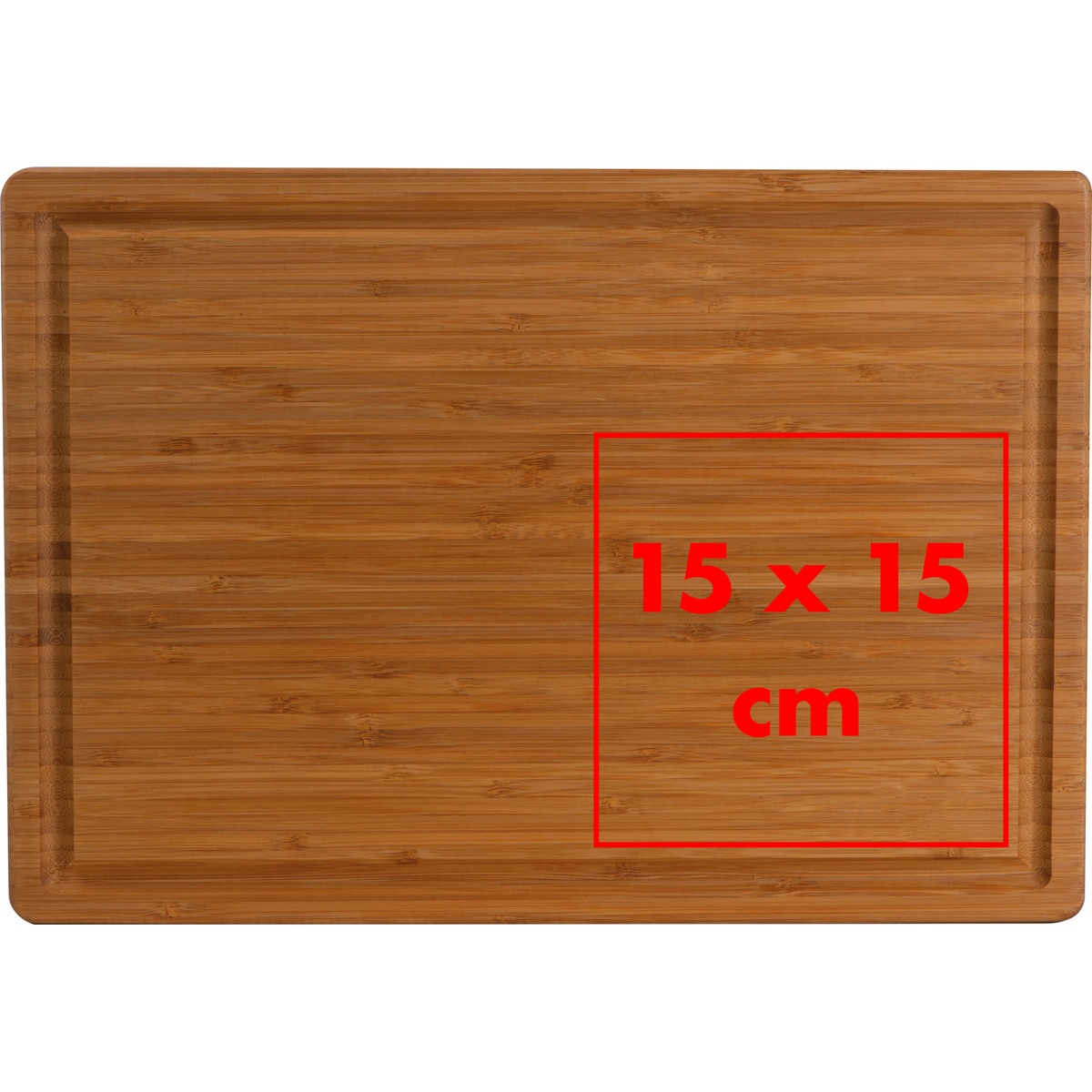 Op het bord (8 x 4 cm)