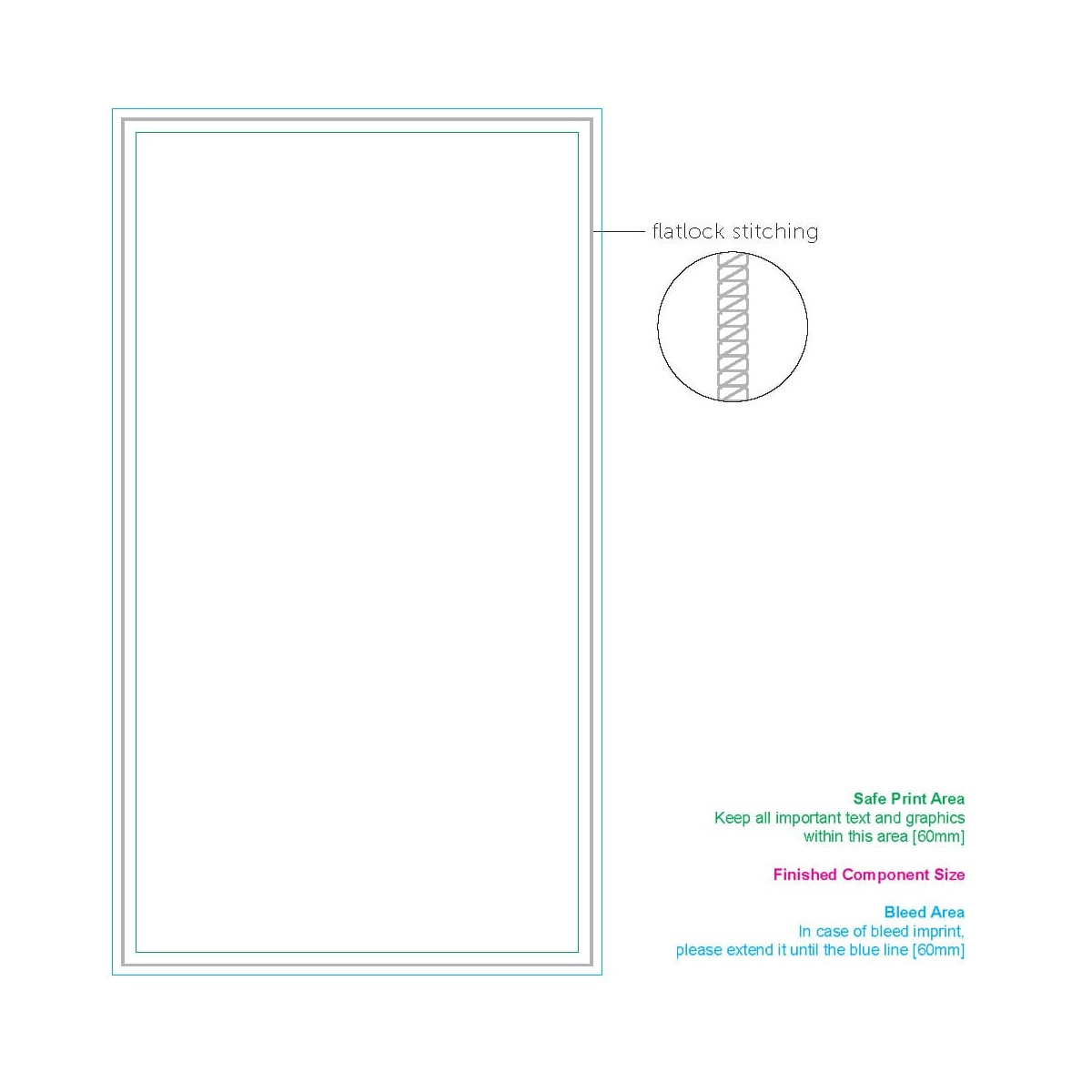 Handdoek zijde 1 (1000 x 1800 mm)