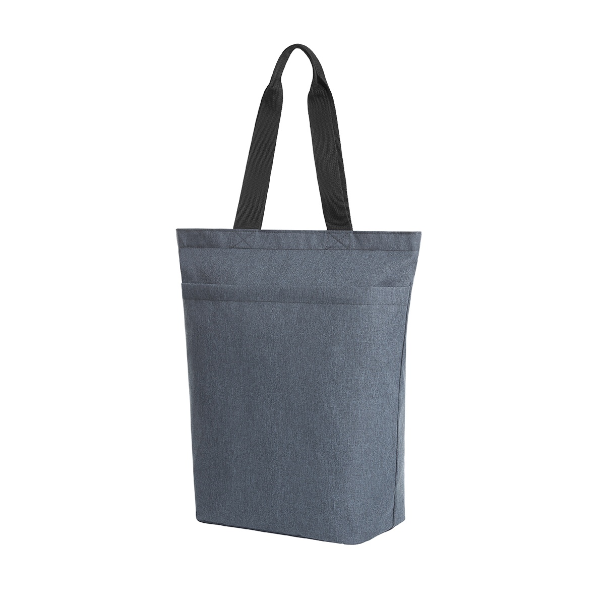 Shopper CIRCLE blauw-grijs gevlekt