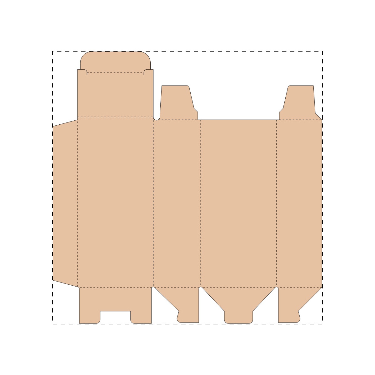 Bovenkant rechts (2 x 0,7 cm)