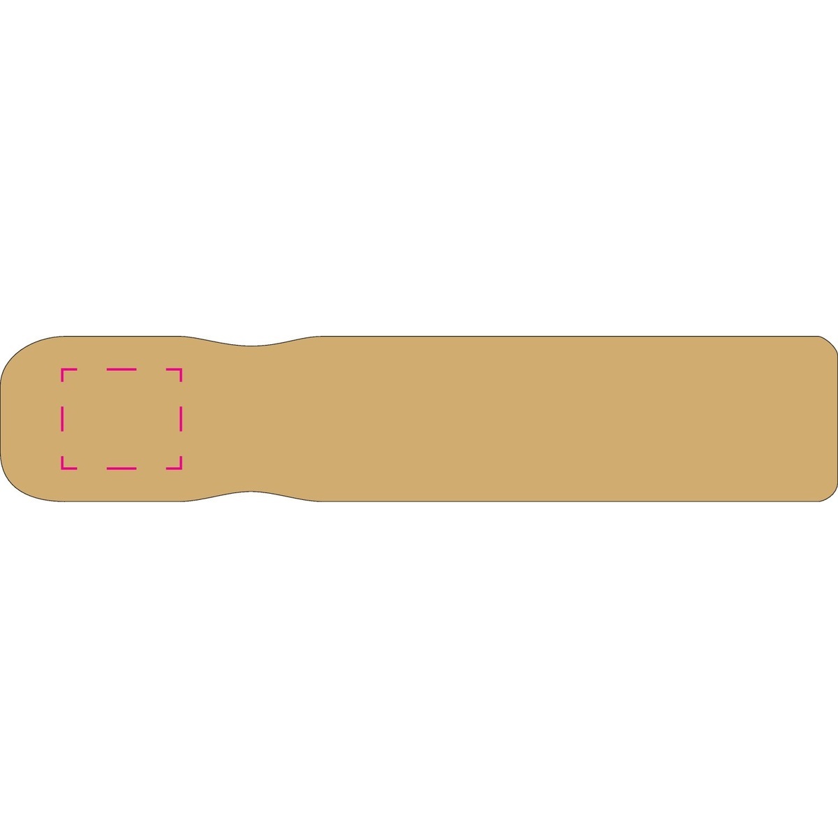 op handvat (5,5x1,5 cm)