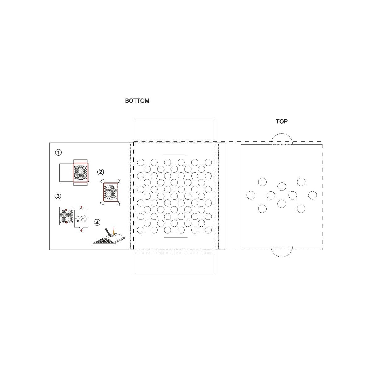 Volledig oppervlak (40,4 x 23,7 cm)
